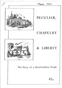 Peculiar Chapelry and Liberty